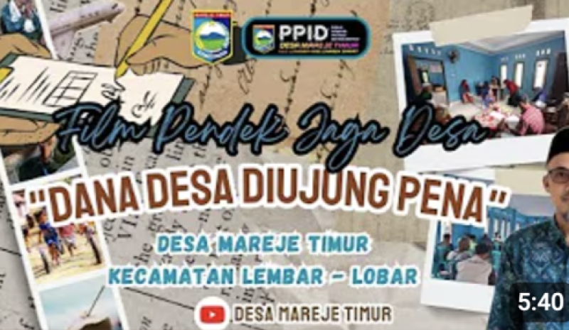 Film Pendek Jaga Desa "Dana Desa" Di Ujung Pena